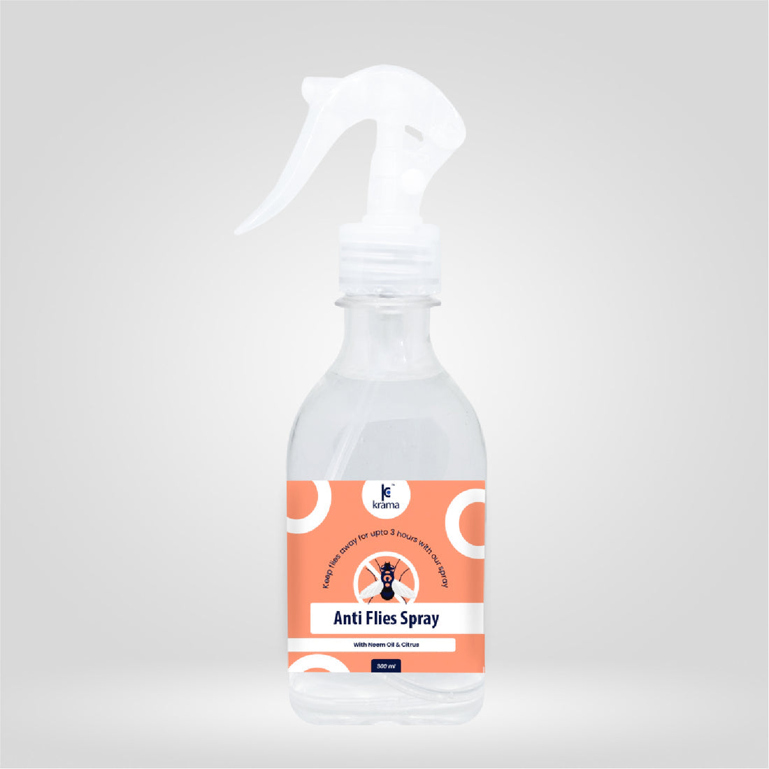 Anti-Fly Spray + Anti-Flies Floor Cleaner– Safe for Kids & Pets, Keeps Flies Away (500 ML)