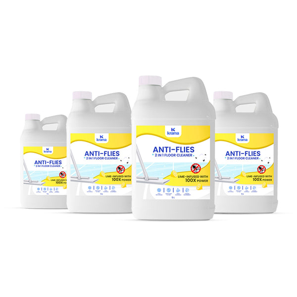 Anti-Flies Floor Cleaner– Safe for Kids & Pets, Keeps Flies Away | 20 Litres