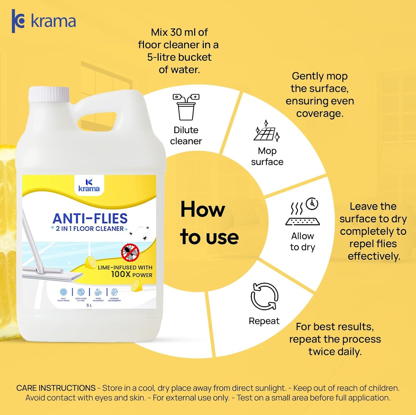 Anti-Flies Floor Cleaner | 5 Litres