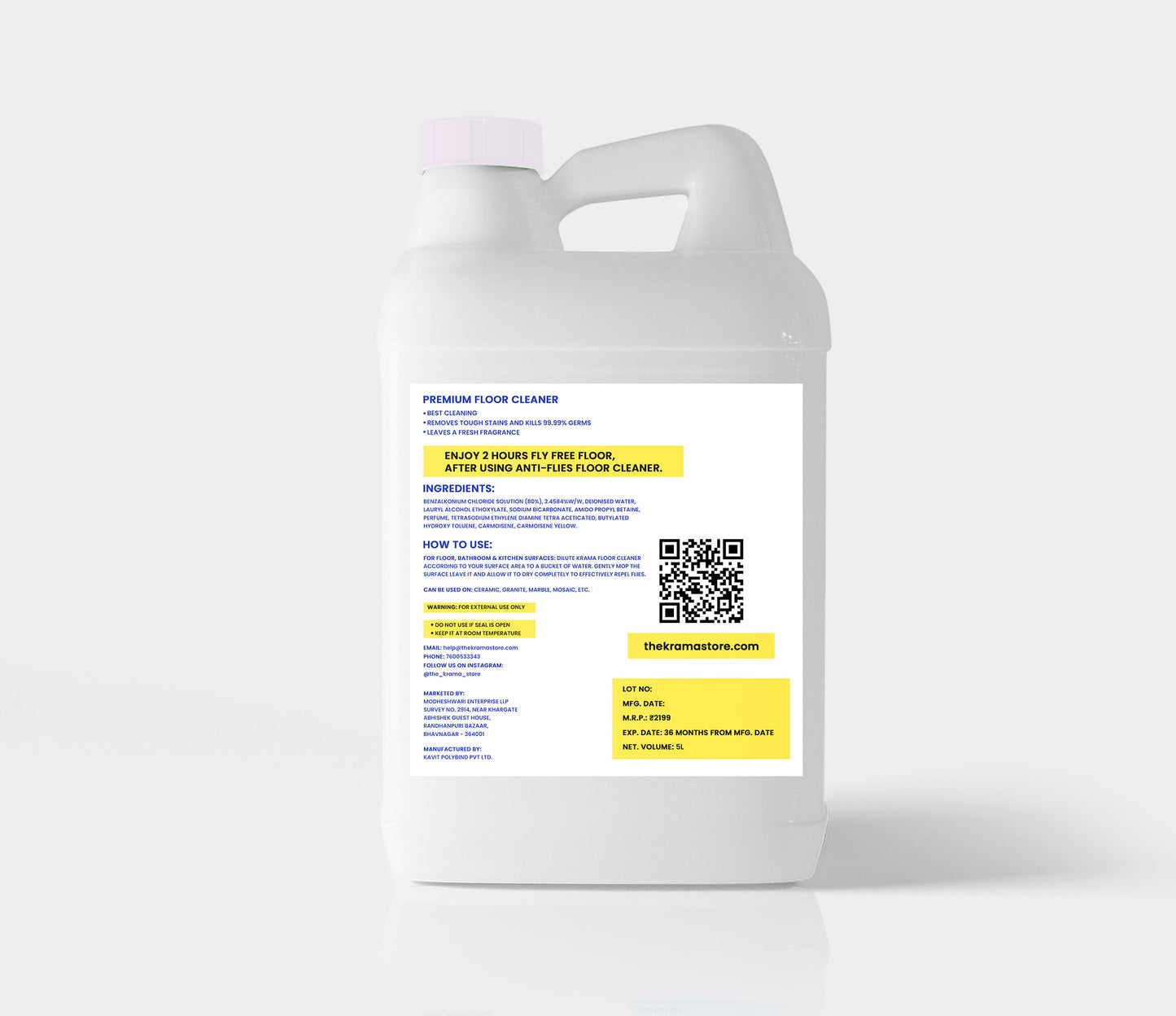 Anti-Flies Floor Cleaner | 5 Litres