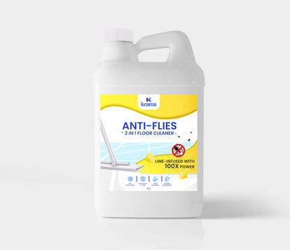 Anti-Flies Floor Cleaner– Safe for Kids & Pets, Keeps Flies Away | 20 Litres