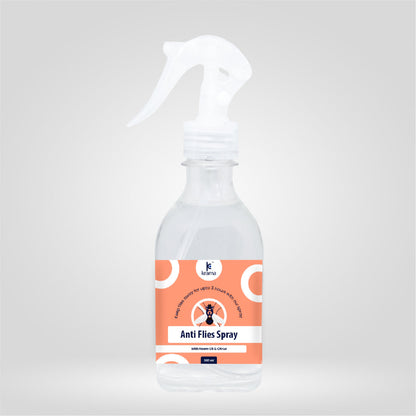 Anti-Fly Spray + Anti-Flies Floor Cleaner– Safe for Kids & Pets, Keeps Flies Away (500 ML)