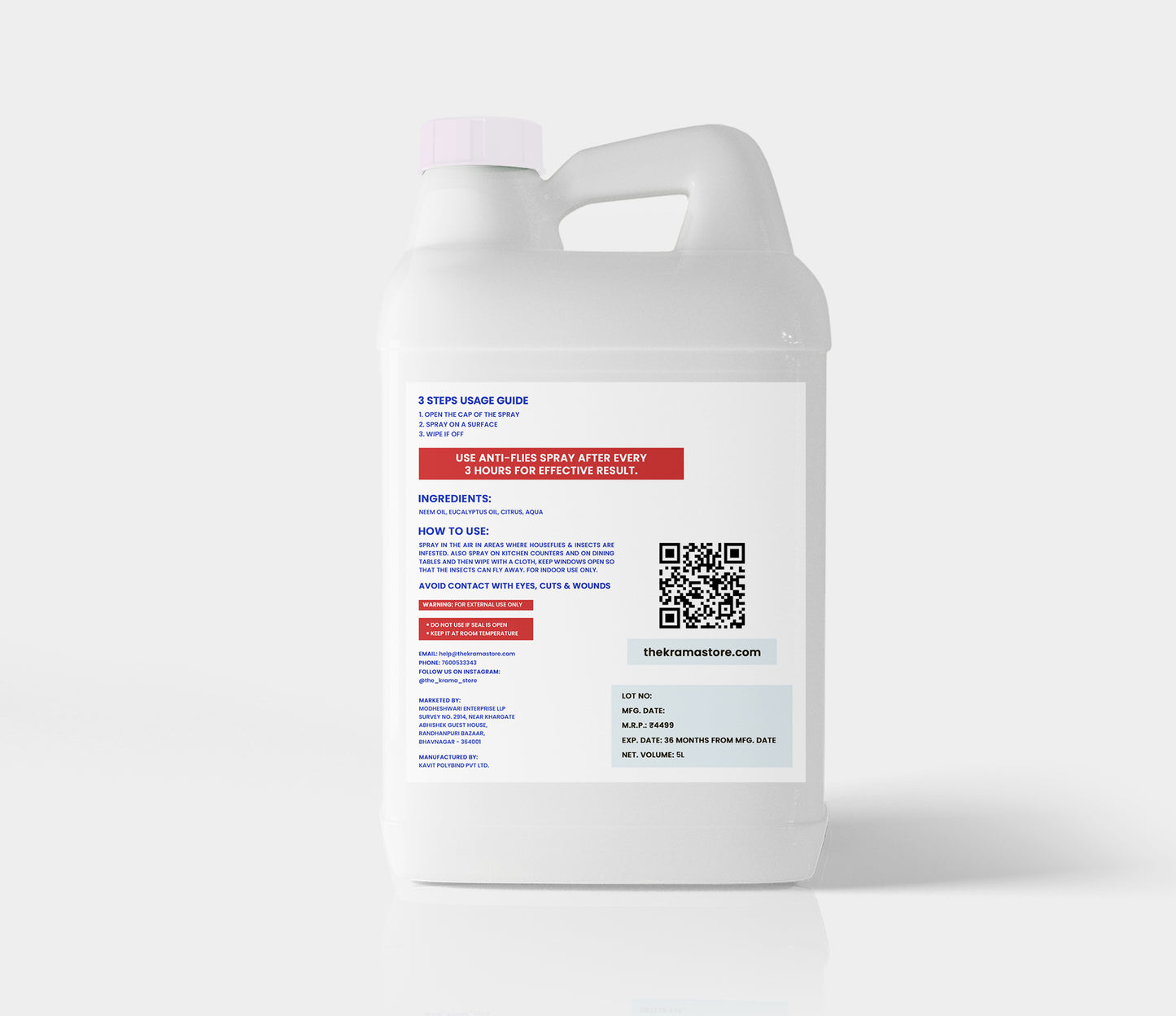 Anti-Flies Spray I 5 litters