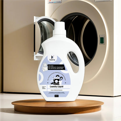 Natural Laundry Detergent Liquid (1 Litre) | 3 Bottles