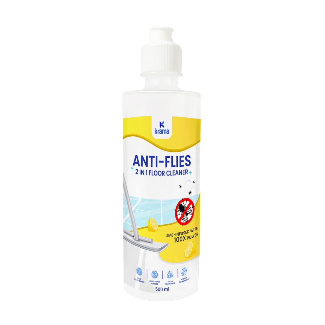 Anti-Flies Floor Cleaner– Safe for Kids & Pets, Keeps Flies Away (500 ML) |  1000 ML