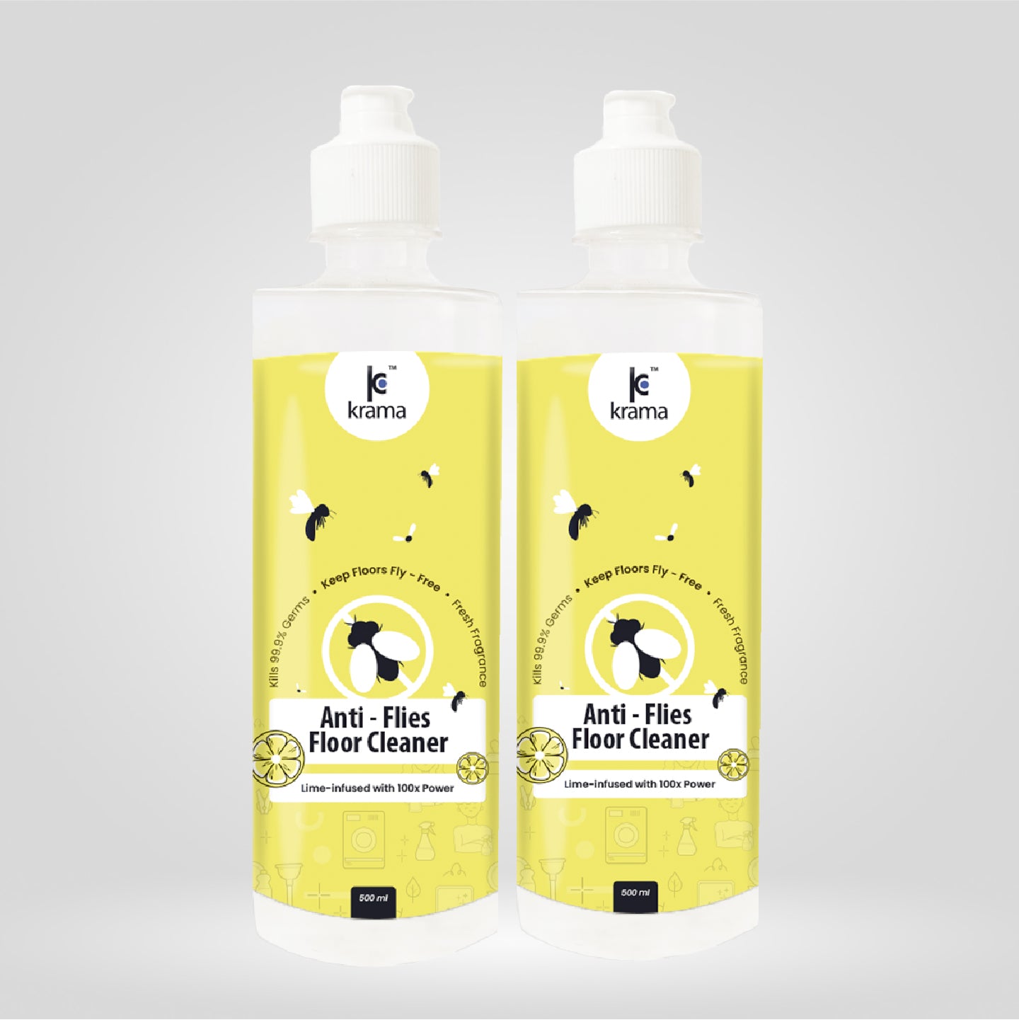 Anti-Flies Floor Cleaner (500 ML) X2 | 2 Bottles