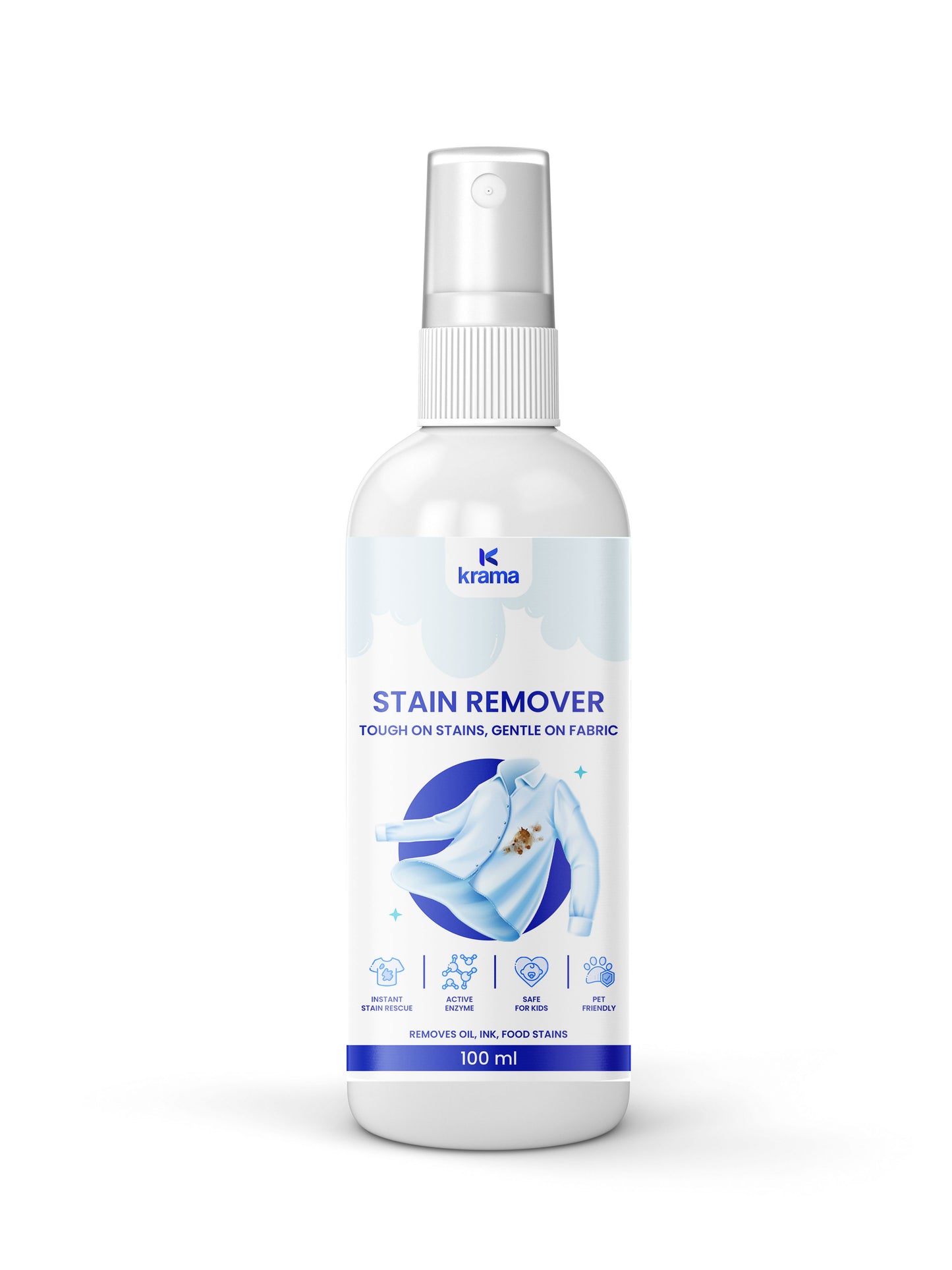 Instant Stain Remover – Tough on Food, Ink & Oil (100 ML)